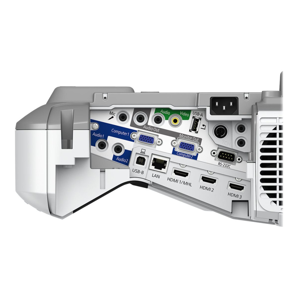 Produktbild för Epson EB-695Wi - 3LCD-projektor - LAN - grå, vit