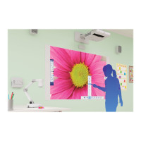 Produktbild för Epson EB-695Wi - 3LCD-projektor - LAN - grå, vit