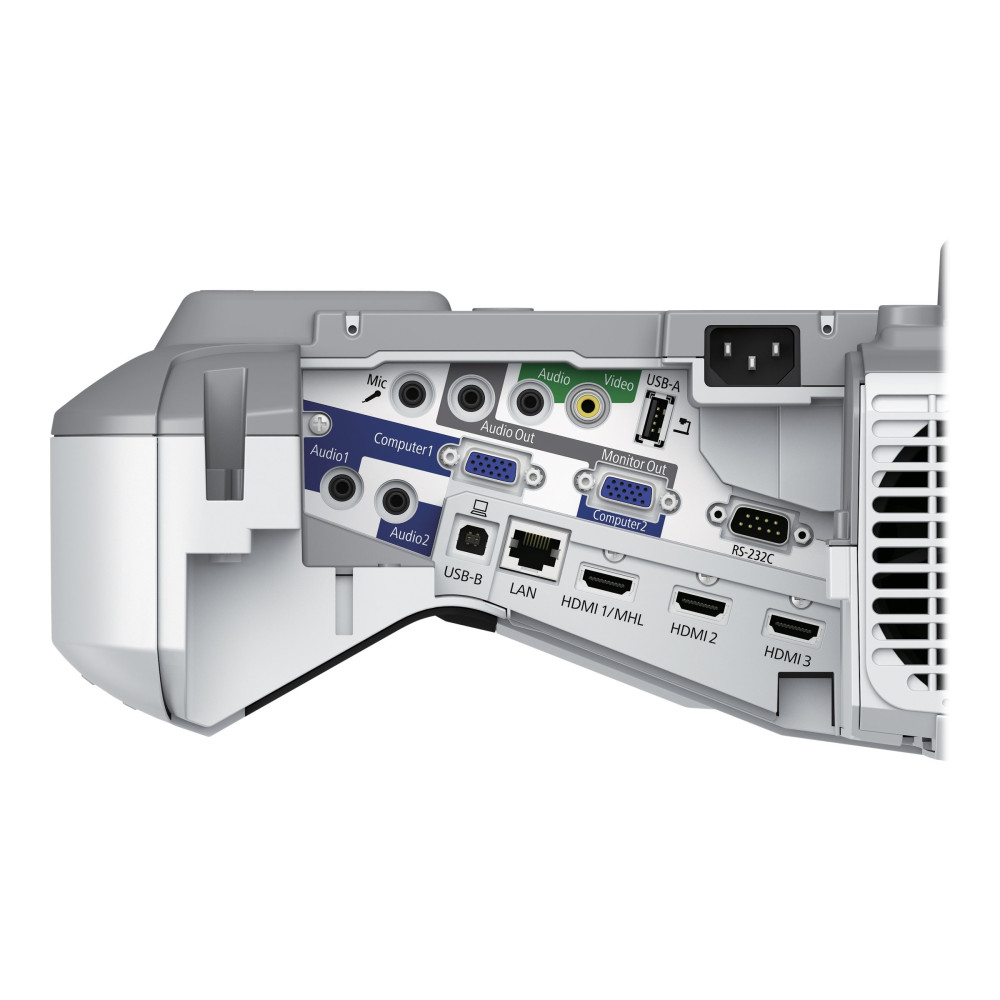 Produktbild för Epson EB-685W - 3LCD-projektor - LAN - grå, vit