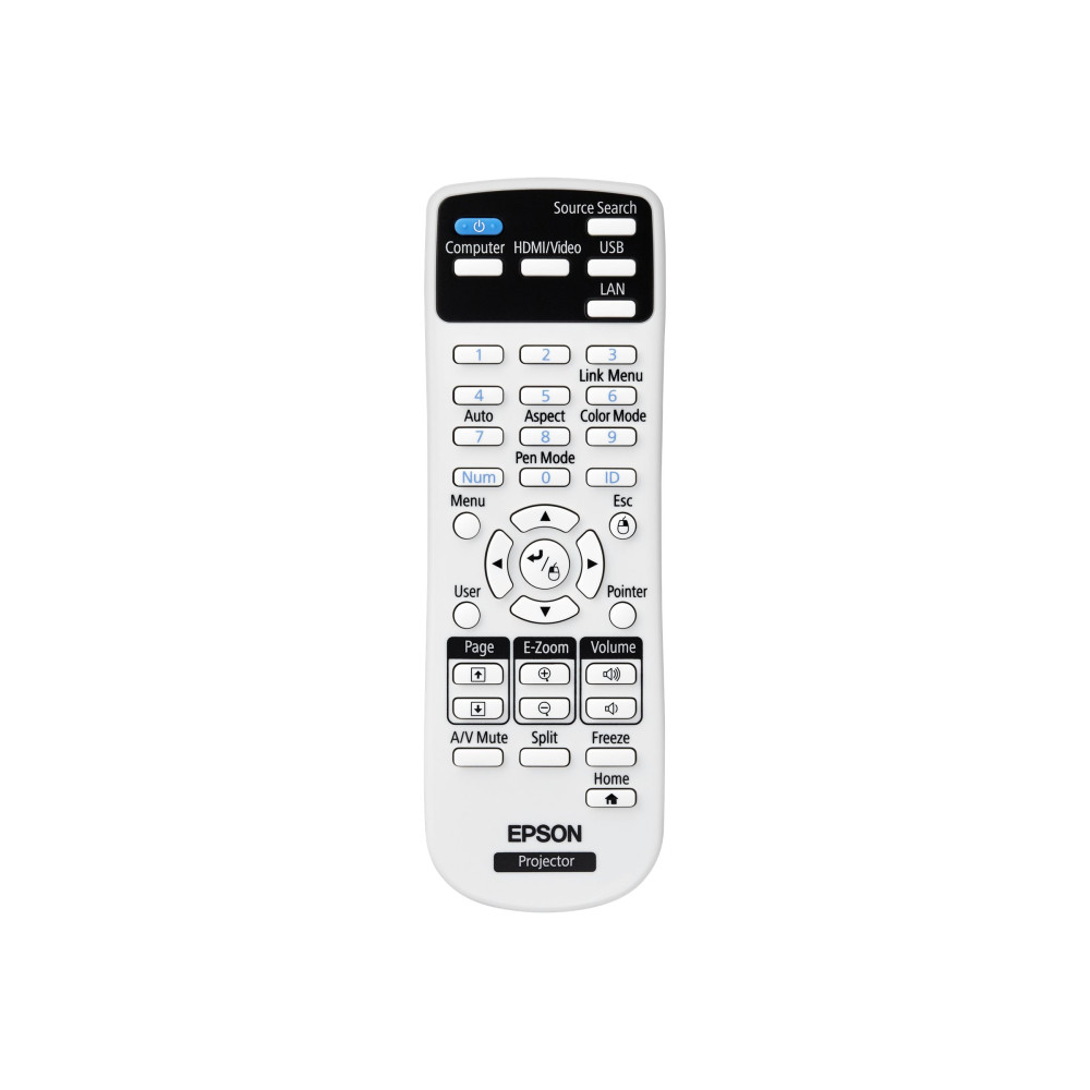 Produktbild för Epson EB-685W - 3LCD-projektor - LAN - grå, vit
