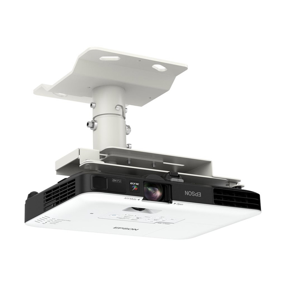 Produktbild för Epson EB-1795F - 3LCD-projektor - bärbar - 802.11n wireless / NFC / Miracast - svart, vit