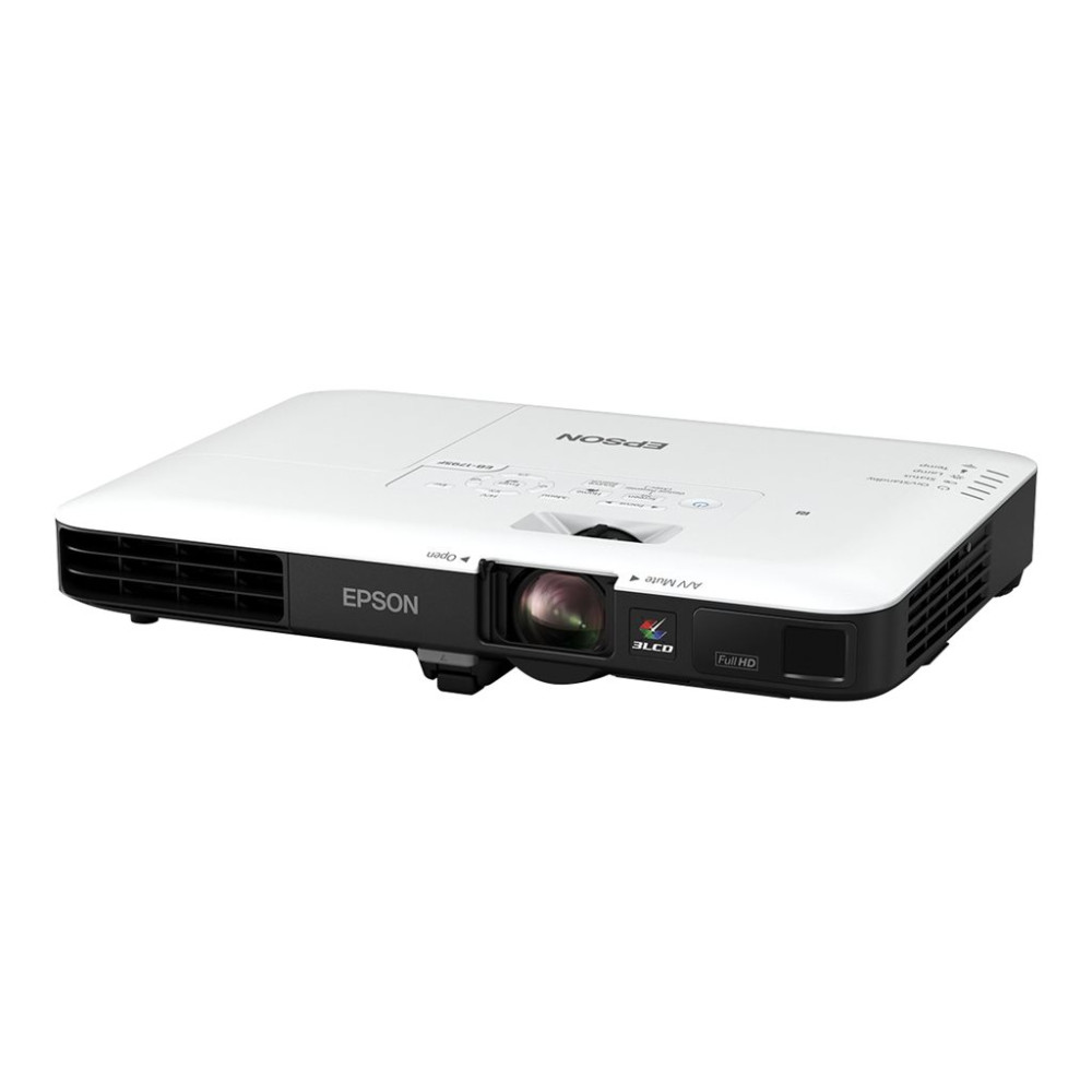 Produktbild för Epson EB-1795F - 3LCD-projektor - bärbar - 802.11n wireless / NFC / Miracast - svart, vit