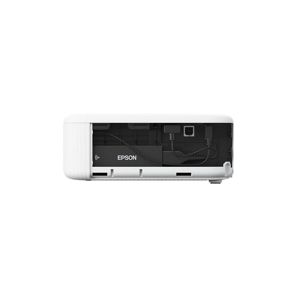 Produktbild för Epson CO-FH02 - 3LCD-projektor - bärbar - svart / vit
