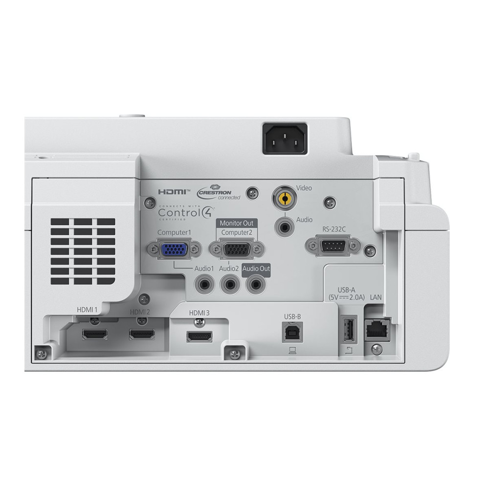 Produktbild för Epson EB-770FI - 3LCD-projektor - 802.11a/b/g/n/ac trådlös/LAN/Miracast - vit
