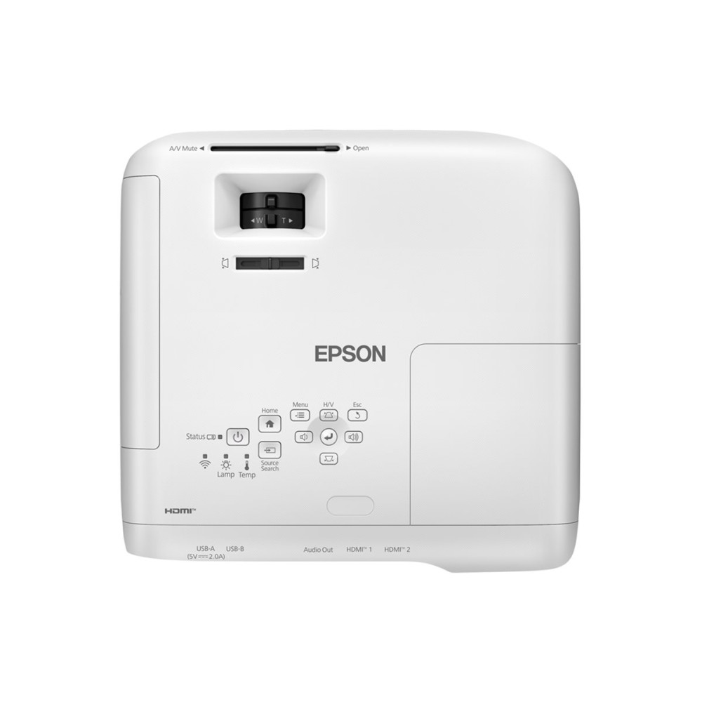 Produktbild för Epson EB-FH54 - 3LCD-projektor - 802.11a/b/g/n/ac trådlös Miracast - vit