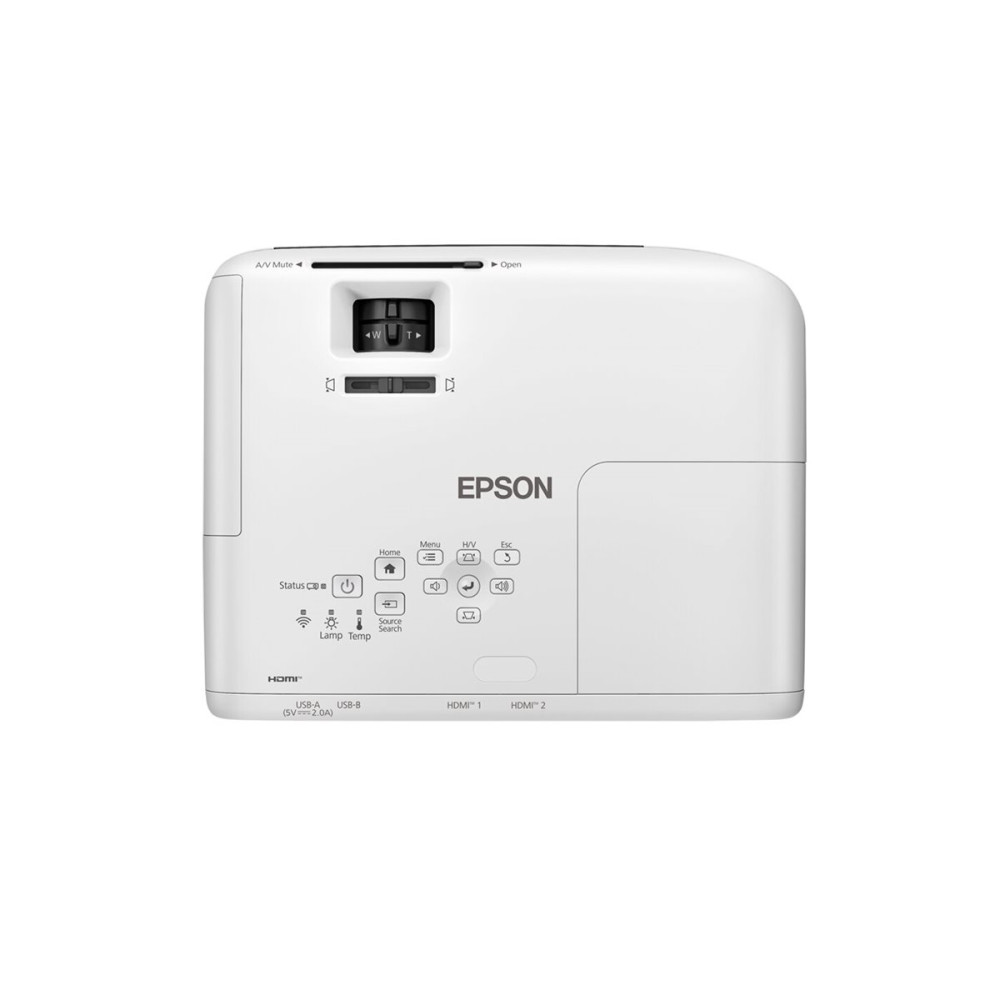 Produktbild för Epson EB-W55 - 3LCD-projektor - bärbar - 802.11n trådlös/Miracast - vit