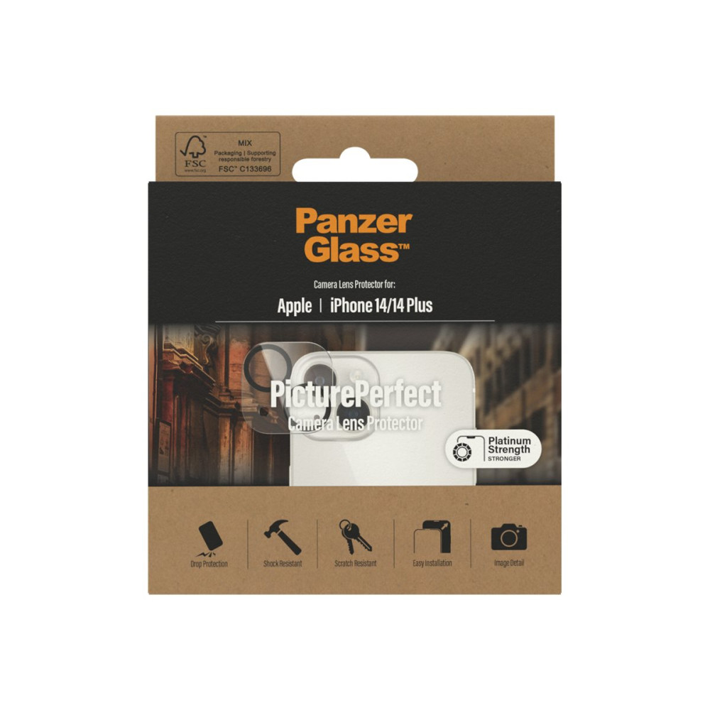 Produktbild för PanzerGlass PicturePerfect - linsskydd för mobiltelefon