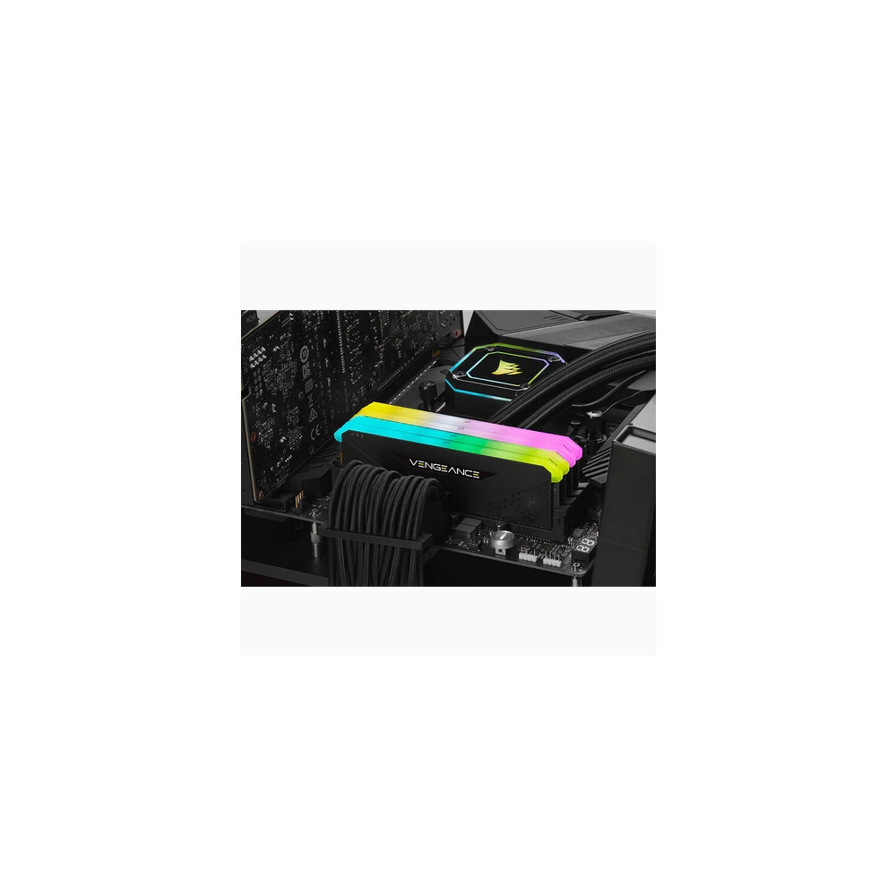 Produktbild för CORSAIR Vengeance RGB RS - DDR4 - modul - 16 GB - DIMM 288-pin - 3200 MHz / PC4-25600 - ej buffrad