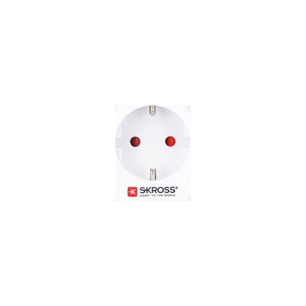 Produktbild för Skross Europe to USA, Typ B, Typ C (Europlug), 100-240 V, 15...
