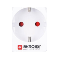 Produktbild för Skross Europe to USA, Typ B, Typ C (Europlug), 100-240 V, 15...