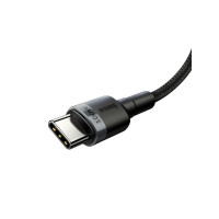 Produktbild för Baseus Cafule, 2 m, USB C, USB C, USB 2.0, 0,48 Gbit/s, Svar...