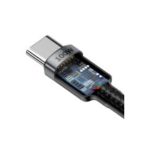 Produktbild för Baseus Cafule, 2 m, USB C, USB C, USB 2.0, 0,48 Gbit/s, Svar...