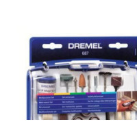 Produktbild för Dremel 687 - tillbehörssats för rotationsverktyg - 52 delar