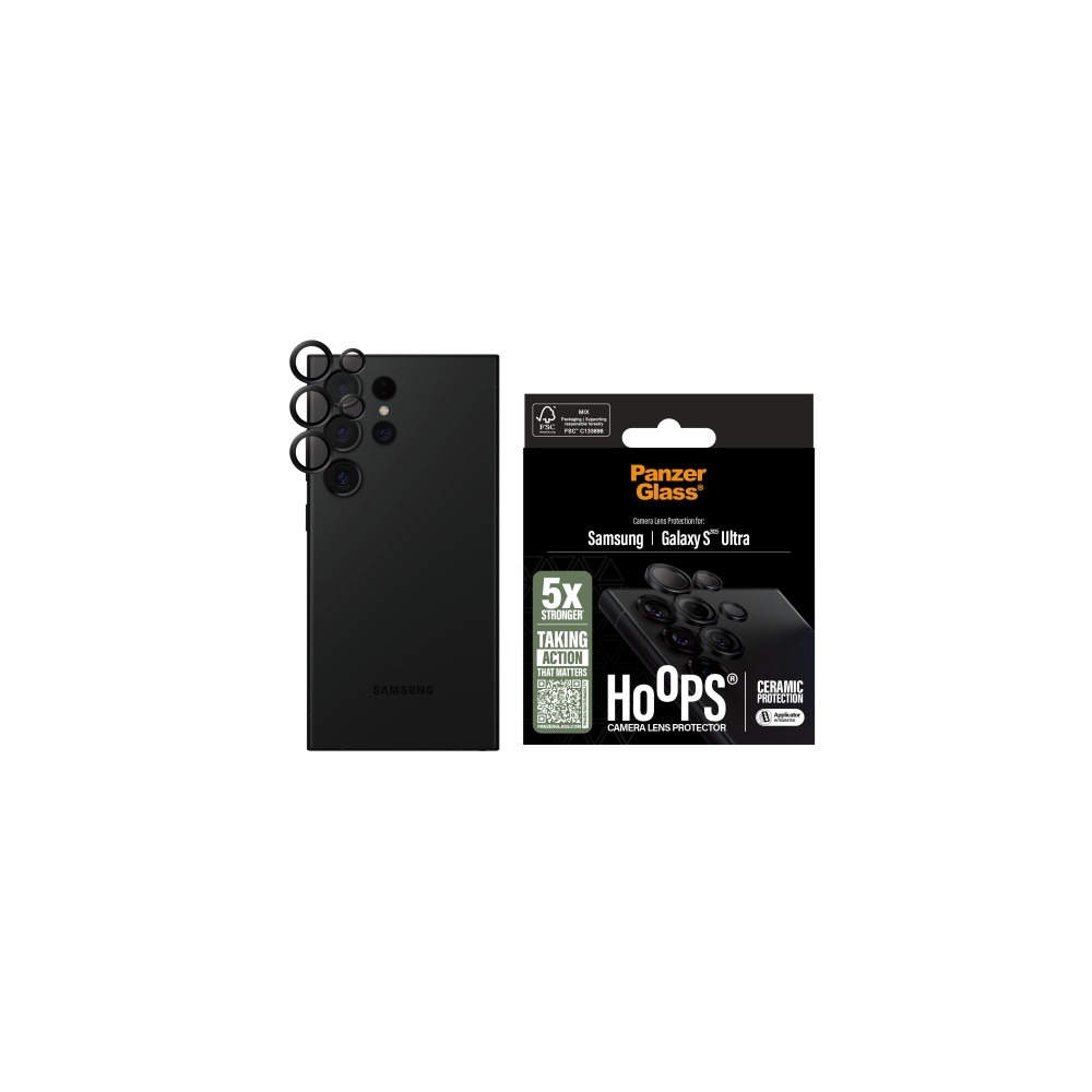 Produktbild för PanzerGlass Hoops - linsskydd för mobiltelefon - keramik