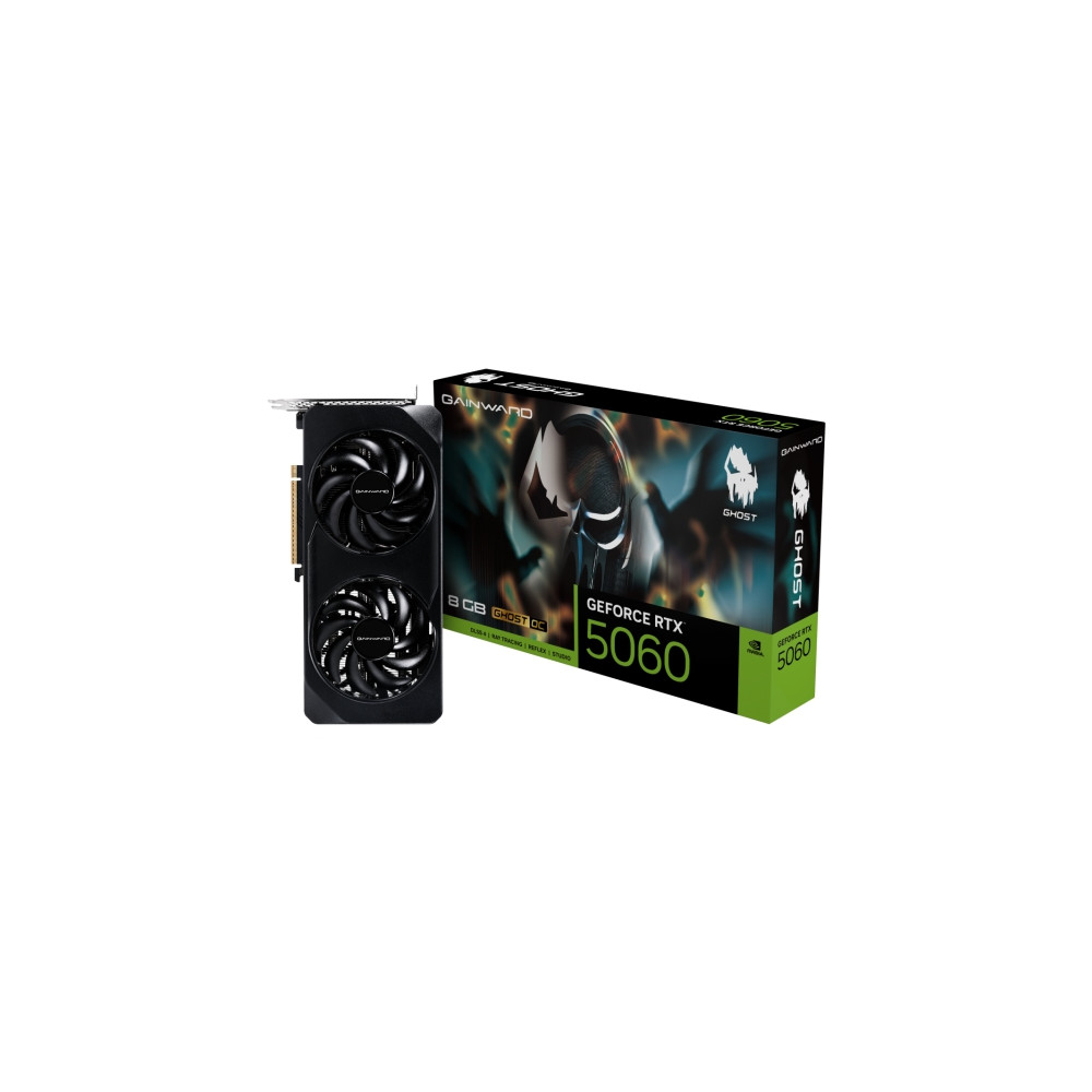 Produktbild för Gainward GeForce RTX 5060 Ghost OC - grafikkort - GeForce RTX 5060 - 8 GB