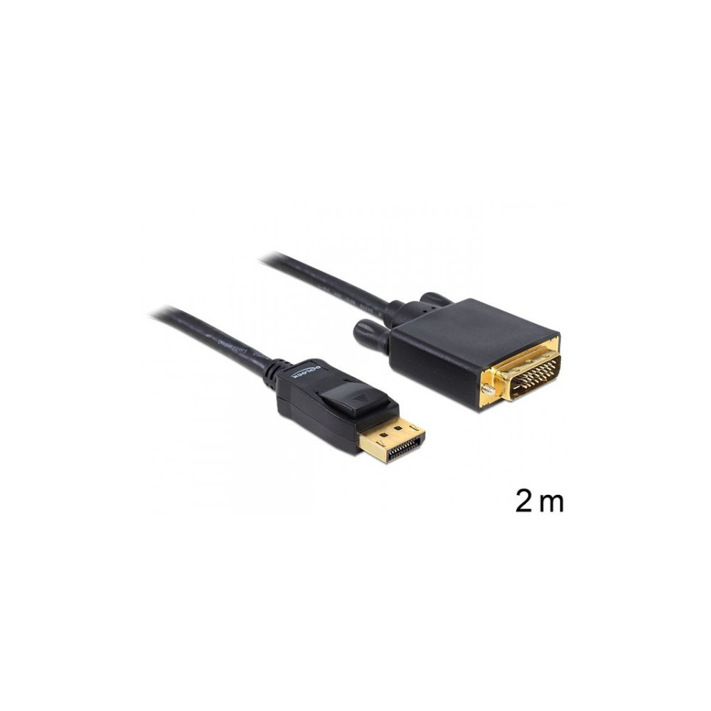 Produktbild för Delock DVI-kabel - 2 m