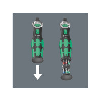 Produktbild för Wera Zyklop 8009 Pocket Set 1 - ratcheting torque wrench with bit and socket set - 13 delar