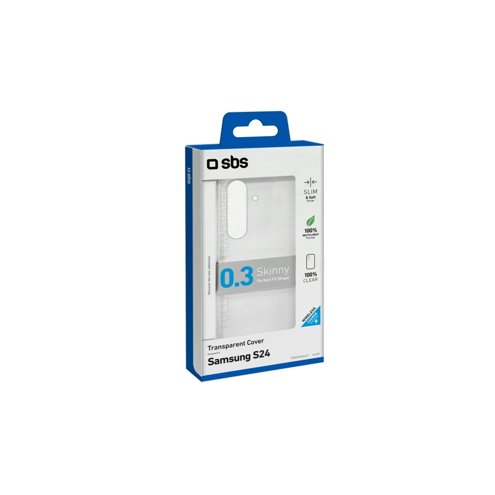 Produktbild för SBS TESKINSAS24T, Omslag, Samsung, Galaxy S24, 15,8 cm (6.2"...