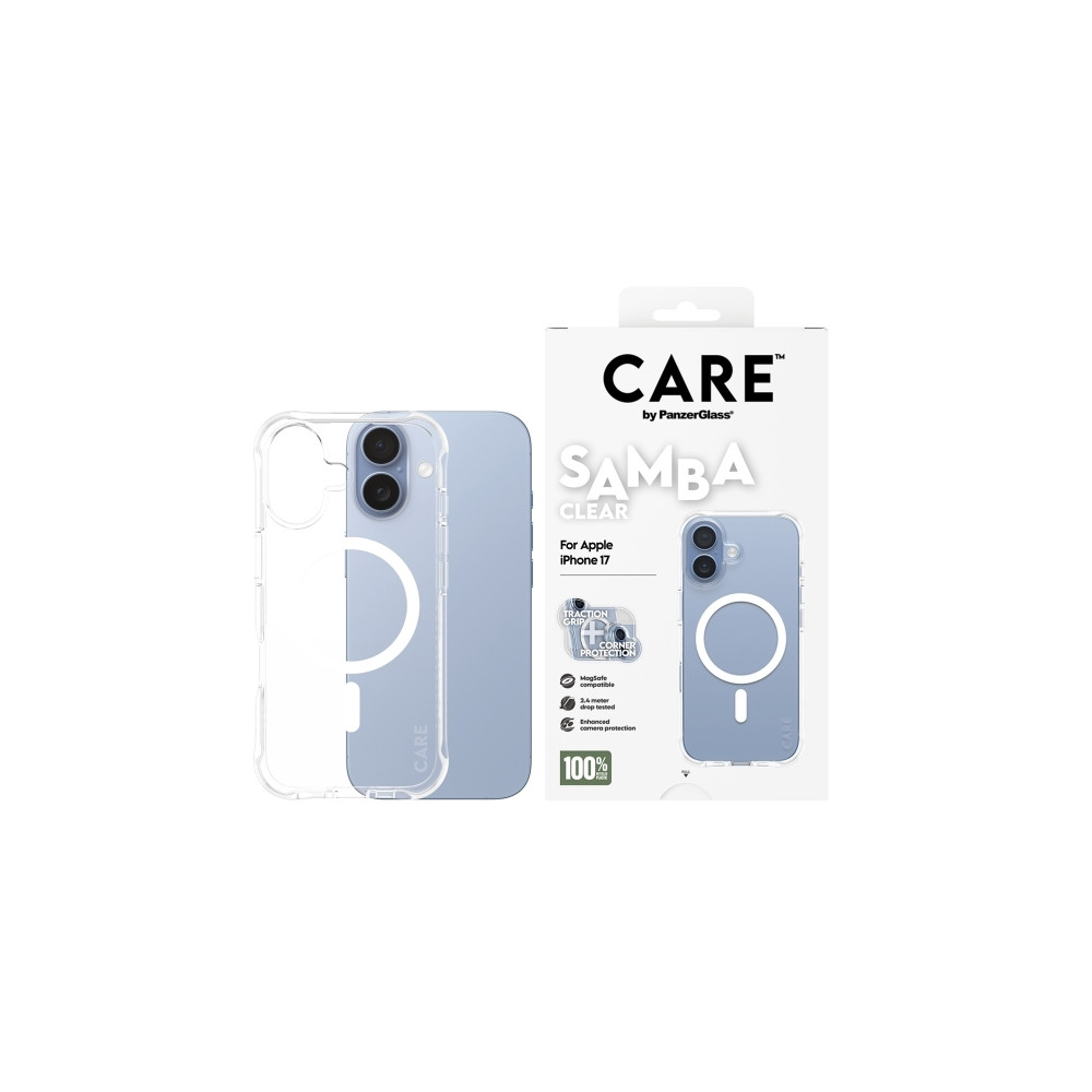 Produktbild för CARE by PanzerGlass Samba - baksidesskydd för mobiltelefon