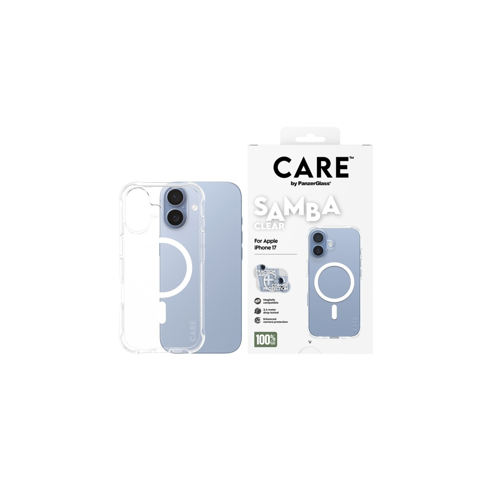Produktbild för CARE by PanzerGlass Samba - baksidesskydd för mobiltelefon