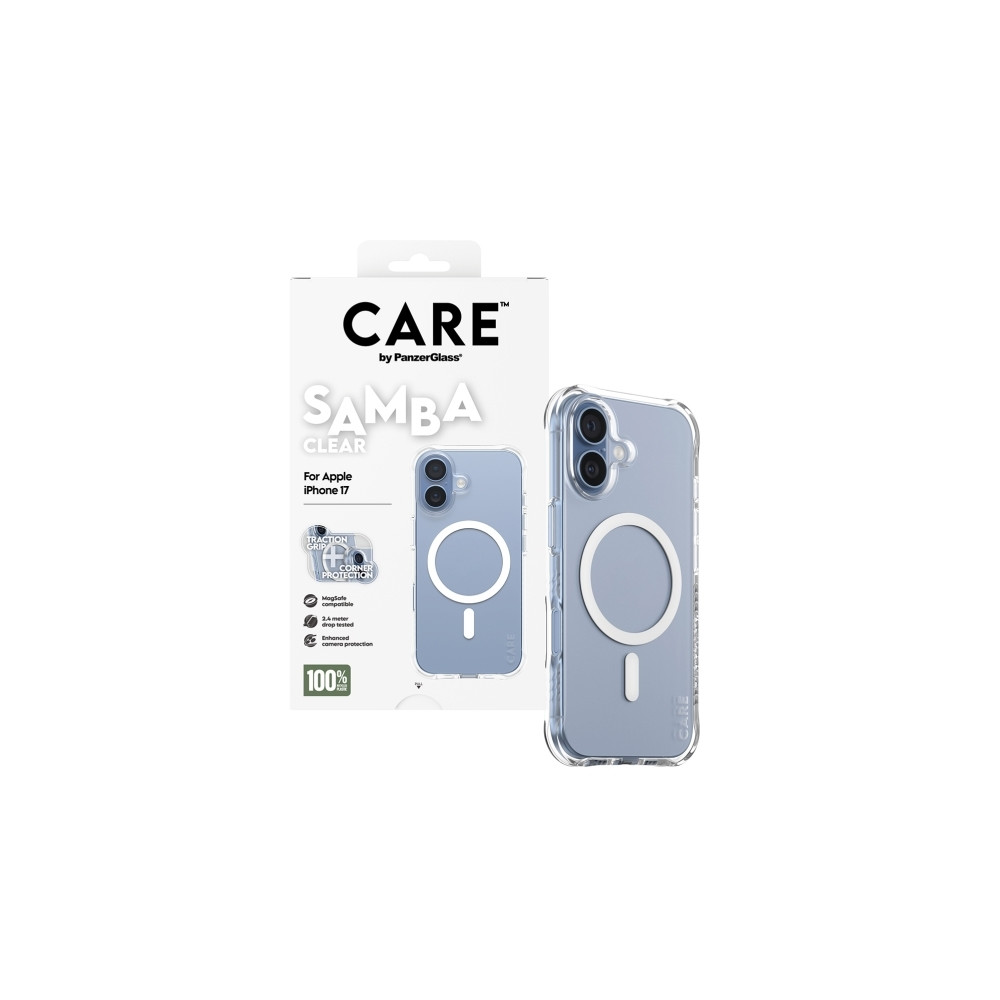 Produktbild för CARE by PanzerGlass Samba - baksidesskydd för mobiltelefon