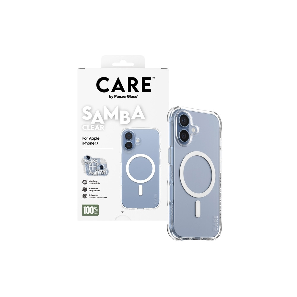 Produktbild för CARE by PanzerGlass Samba - baksidesskydd för mobiltelefon
