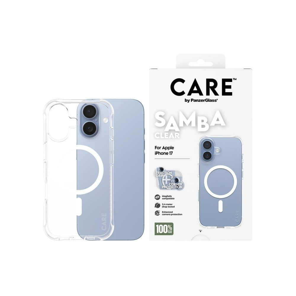 Produktbild för CARE by PanzerGlass Samba - baksidesskydd för mobiltelefon