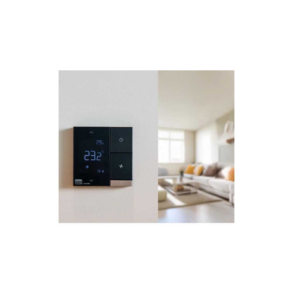 Produktbild för Shelly LinkedGo smartes HVAC-Thermostat, Digital termostat,...