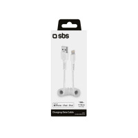 Produktbild för SBS TECABLEUSBIP589SW, Lightning, USB A, Hankoppling, Hankop...