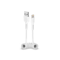 Produktbild för SBS TECABLEUSBIP589SW, Lightning, USB A, Hankoppling, Hankop...