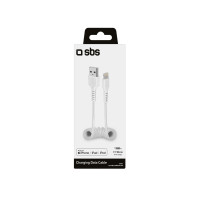 Produktbild för SBS TECABLEUSBIP589SW, Lightning, USB A, Hankoppling, Hankop...