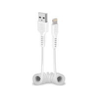 Produktbild för SBS TECABLEUSBIP589SW, Lightning, USB A, Hankoppling, Hankop...
