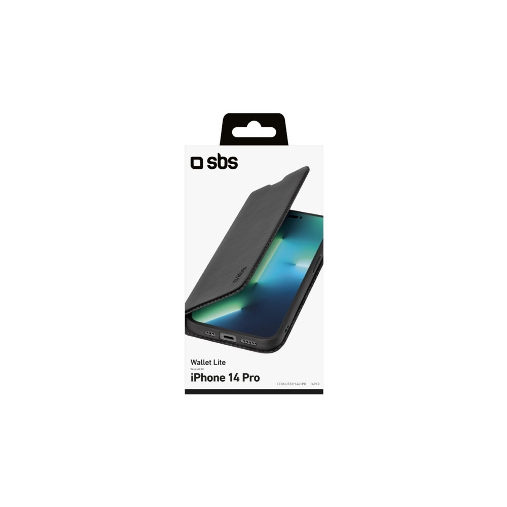 Produktbild för SBS TEBKLITEIP1461PK, Plånbok, Apple, iPhone 14 Pro, 15,5 cm...
