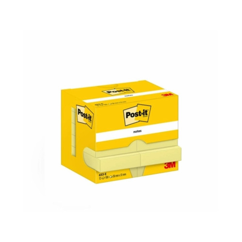 3M Post-it 653E - note - 38 x 51 mm - 1200 ark (12 x 100)