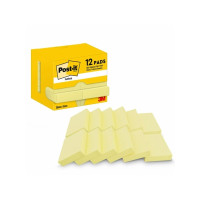 Produktbild för Post-it 653E - note - 38 x 51 mm - 1200 ark (12 x 100)