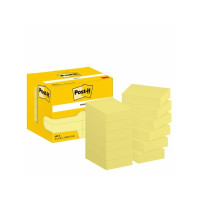 Produktbild för Post-it 653E - note - 38 x 51 mm - 1200 ark (12 x 100)