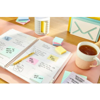 Produktbild för Post-it 653E - note - 38 x 51 mm - 1200 ark (12 x 100)