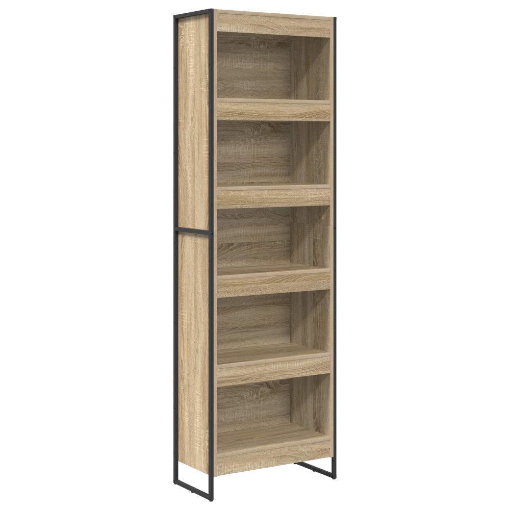 Produktbild för Bokskåp 2 pcs Sonoma 60 x 30 x 189,5 cm Konstruerat trä