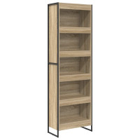 Produktbild för Bokskåp 2 pcs Sonoma 60 x 30 x 189,5 cm Konstruerat trä