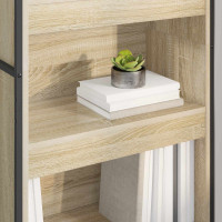 Produktbild för Bokskåp 2 pcs Sonoma 60 x 30 x 189,5 cm Konstruerat trä