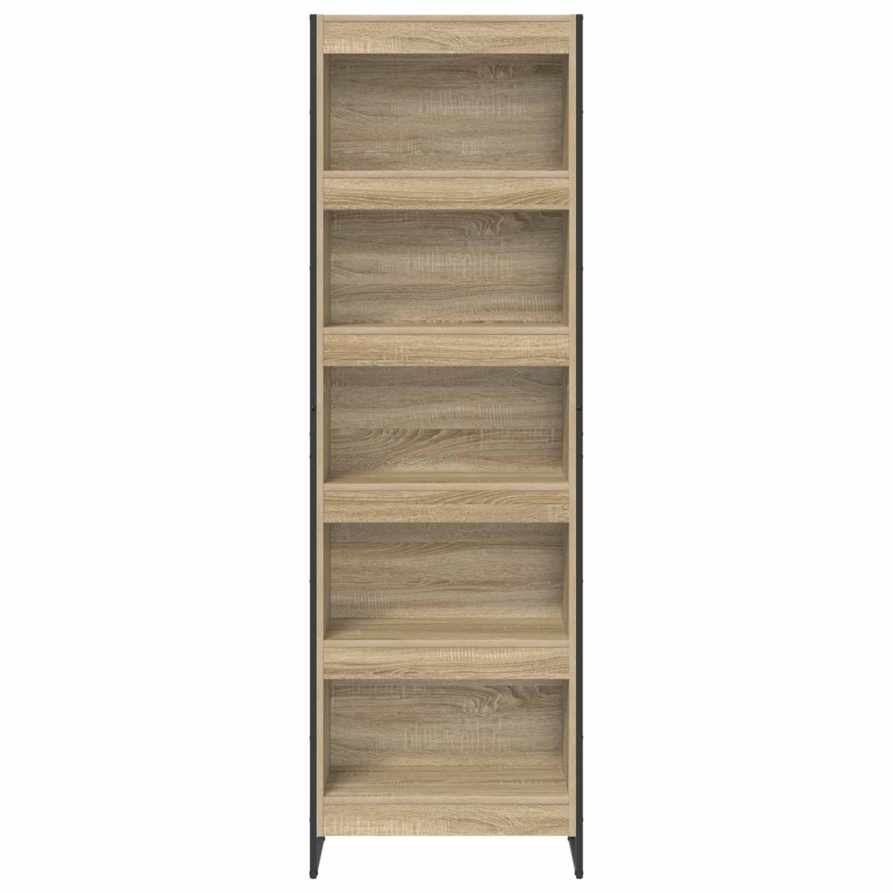 Produktbild för Bokskåp 2 pcs Sonoma 60 x 30 x 189,5 cm Konstruerat trä