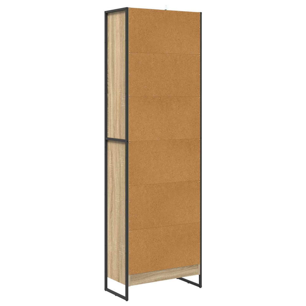 Produktbild för Bokskåp 2 pcs Sonoma 60 x 30 x 189,5 cm Konstruerat trä