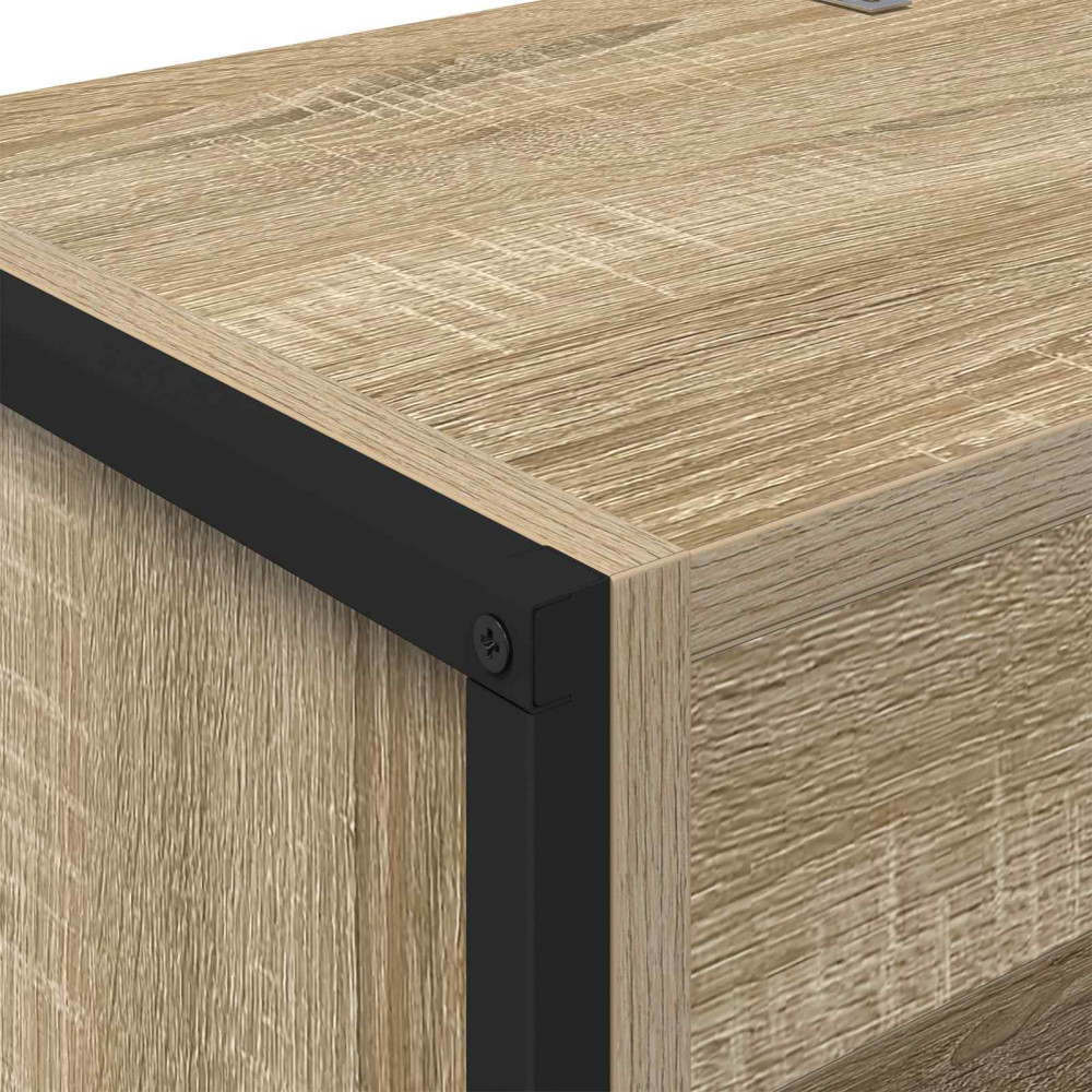 Produktbild för Bokskåp 2 pcs Sonoma 60 x 30 x 189,5 cm Konstruerat trä
