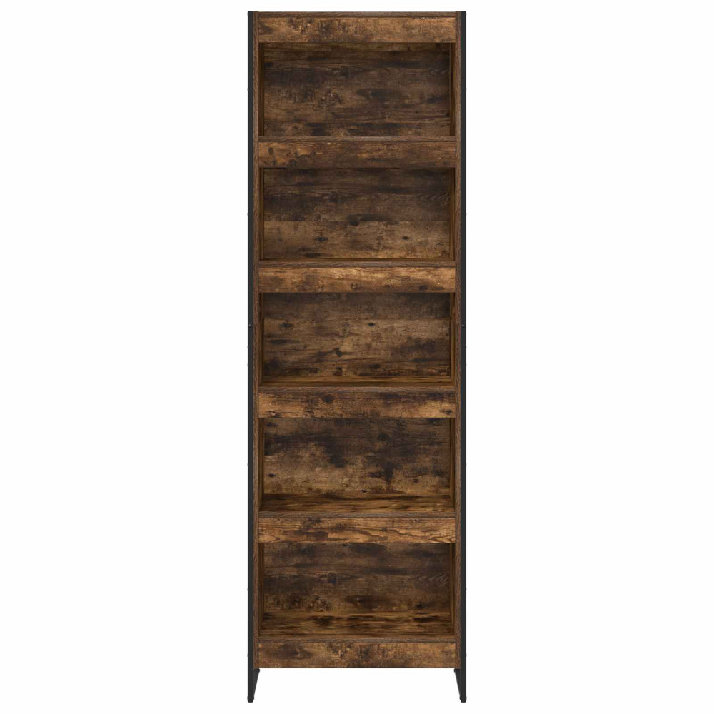 Produktbild för Bokskåp 2 pcs Rökek 60 x 30 x 189,5 cm Konstruerat trä