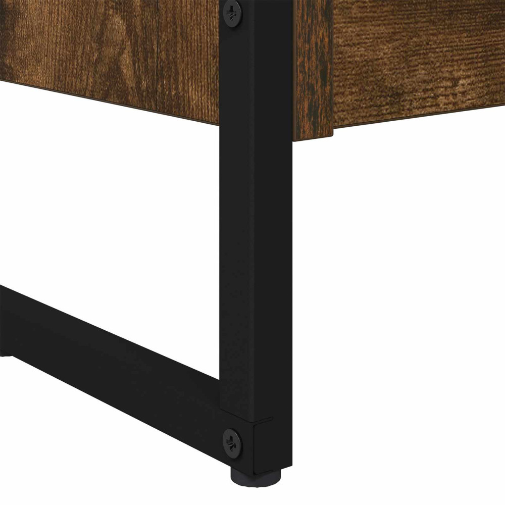 Produktbild för Bokskåp 2 pcs Rökek 60 x 30 x 189,5 cm Konstruerat trä