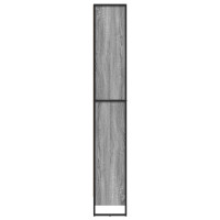 Produktbild för Bokskåp 2 pcs Grå Sonoma 60 x 30 x 189,5 cm Konstruerat trä