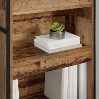 Produktbild för Bokskåp 2 pcs Gammalt trä 60 x 30 x 189,5 cm Konstruerat trä