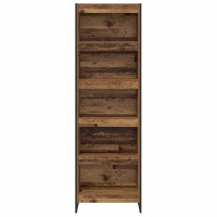 Produktbild för Bokskåp 2 pcs Gammalt trä 60 x 30 x 189,5 cm Konstruerat trä