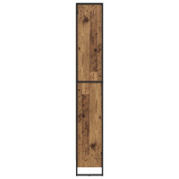 Produktbild för Bokskåp 2 pcs Gammalt trä 60 x 30 x 189,5 cm Konstruerat trä