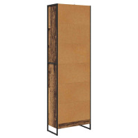 Produktbild för Bokskåp 2 pcs Gammalt trä 60 x 30 x 189,5 cm Konstruerat trä